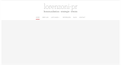 Desktop Screenshot of lorenzoni-pr.com